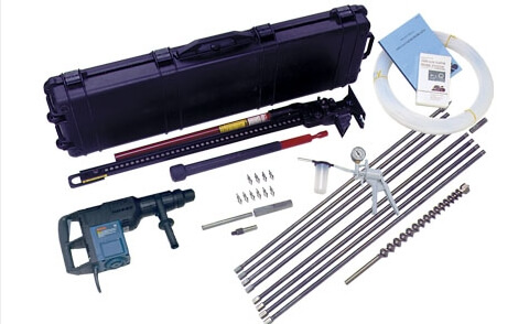 Hordkofferes talajgáz mintavevő készlet