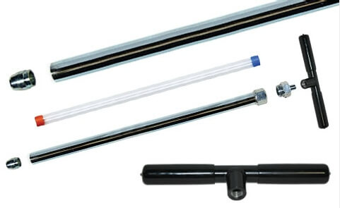 Talajmintavevő szondák cserélhető vágóéllel és magcsővel Talajmintavevő szondák cserélhető vágóéllel és magcsővel