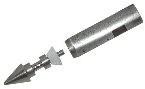 Telepíthető talajgáz mintavevő szondacsúcs