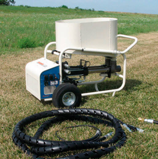 GP350 injektáló szivattyú aggregát injektáló tömlővel GP350 injektáló szivattyú aggregát injektáló tömlővel