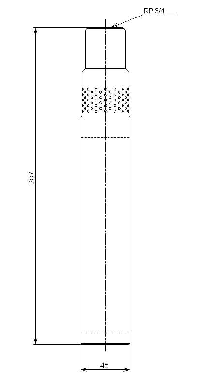 MP1 mintavevő szivattyú rajza és méretei MP1 mintavevő szivattyú rajza és méretei