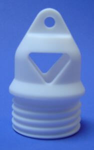 Kétoldalt nyitott felső bailer idom