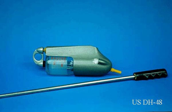 US DH-48 mélységintegráló lebegtetett hordalék / lebegőanyag mintavevő US DH-48 mélységintegráló lebegtetett hordalék / lebegőanyag mintavevő