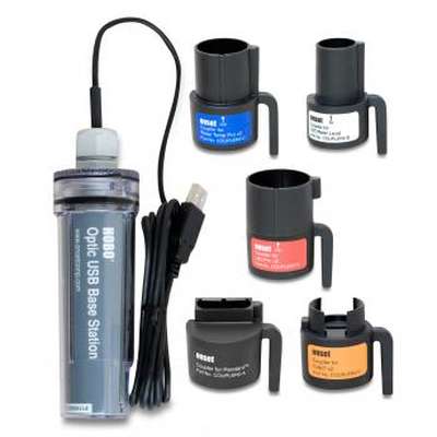 HOBO BASE-U-4 USB-csatlakozós optikai adatkiolvasó és konfigurációs bázisállomás