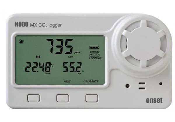 HOBO MX1102A széndioxid, hőmérséklet és relatív páratartalom adatgyűjtő bluetooth alacsony energiájú (BLE) csatlakozással HOBO MX1102A széndioxid, hőmérséklet és relatív páratartalom adatgyűjtő bluetooth alacsony energiájú (BLE) csatlakozással
