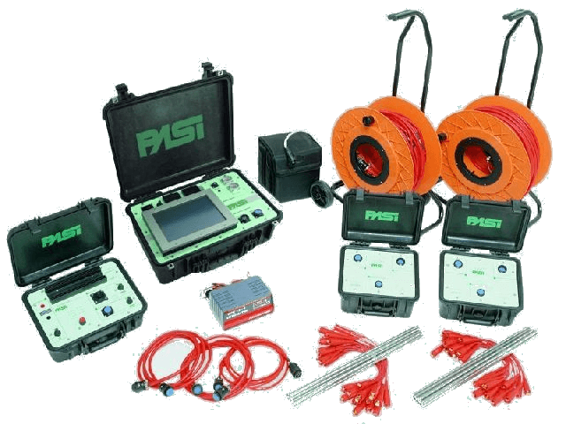 16ETG-N geoelektromos szelvényező rendszer geoelektromos ellenállás, tölthetőség és indukált polarizáció méréséhez 16ETG-N geoelektromos képalkotó rendszer geoelektromos ellenállás, tölthetőség és indukált polarizáció méréséhez