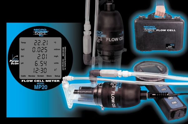 MP20 MicroPurge típusú átfolyócella MP20 MicroPurge típusú átfolyócella