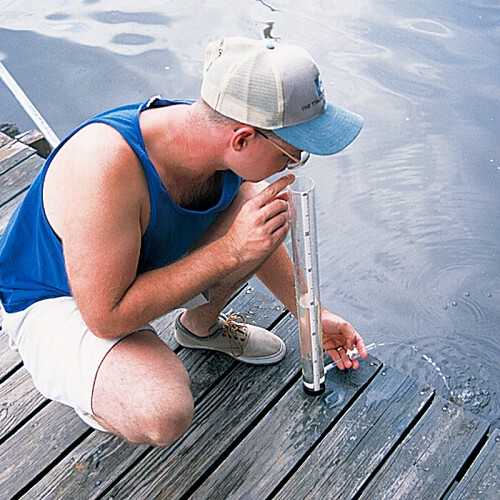 Turbiditásmérés Secchi-hengerrel Turbiditásmérés Secchi-hengerrel