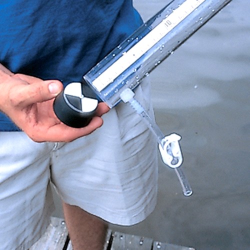 Zavarosság-mérés Secchi-hengerrel Zavarosság-mérés Secchi-hengerrel