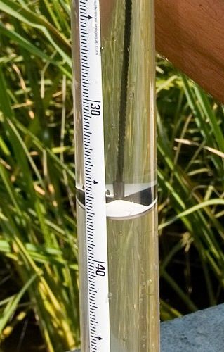 Secchi cső Secchi-henger, I. változat