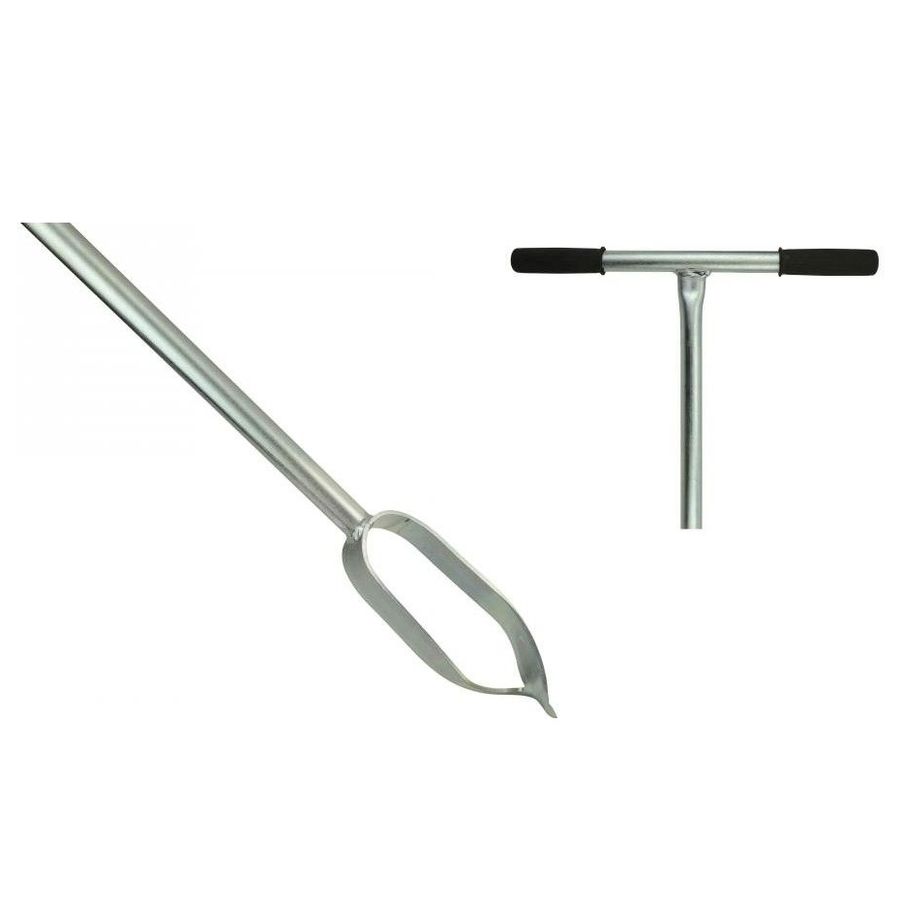 Horganyzott nem toldható holland kézi talajfúró, átmérő 75 mm - hobbi kategória