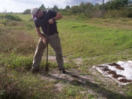 Kézi talajfúrás, talajmintavétel