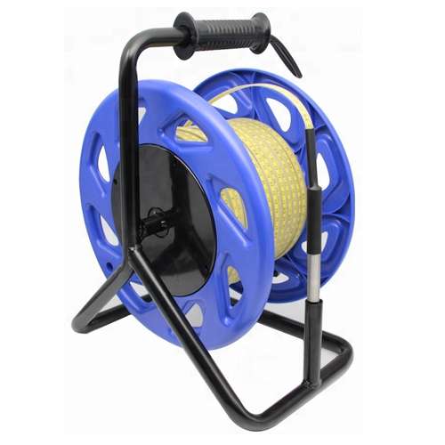 Vízszintmérő, kút, kézi, hordozható, talajvíz, felszín alatti víz, nyugalmi vízszint, üzemi vízszint, water level meter, dipmeter, cable ruler, Wasserlichtlot